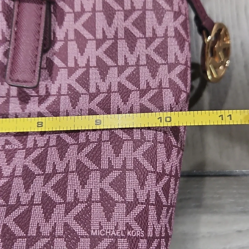 Michael Kors Purple Signature Bag - Picture 9 of 11